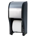 Palmer Fixture RD0058-09 Two-Roll Standard Toilet Paper Dispenser - Brushed Stainless Steel (Durable Plastic Construction)