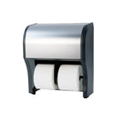 Palmer Fixture RD0445-09 Four-Roll Standard Toilet Paper Dispenser - Brushed Stainless Steel (Durable Plastic Construction)