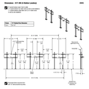 Bradley S17-394 Four Station In Wall Plate Style Carrier For Express Tlx-4 Handwashing Station