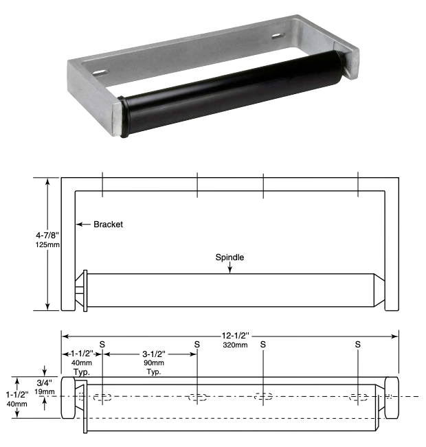 Bobrick 253-2 Spindle Repair Part