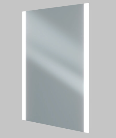 Meek Mirrors Sidelit 2 Strip Vertical Frost at Edges LED Mirror 24" X 36" - ML-5200-SD 2436
