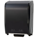 Palmer Fixture TD0204-02 Premium Mechanical Touchless Roll Towel Dispenser - Matte Black (Durable Plastic Construction)