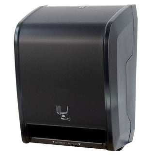 Palmer Fixture TD0265-02 Premium Electronic Touchless Roll Towel Dispenser - Matte Black (Durable Plastic Construction)