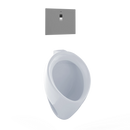Toto Commercial Washout High Efficiency Urinal, 0.5 Gpf, Rear Spud - Compact - UT104EV