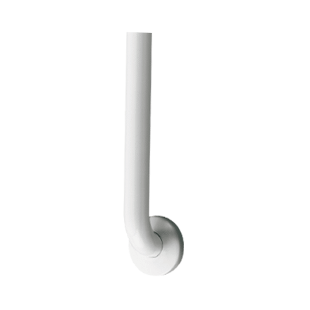 ASI 3701-42W Snap Flange (1-1/4" O.D) White Powder Coated Finish - Straight Grab Bar, 42"
