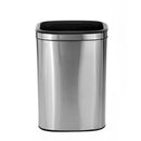 Alpine ALP470-40L 40L / 10.5 Gallon Slim Open Trash Can, Brushed Stainless Steel