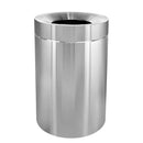 Alpine ALP475-50 50 Gallon Indoor Trash Can, Stainless Steel