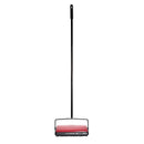 Alpine ALP469-RED Triple Brush Floor & Carpet Sweeper, Red