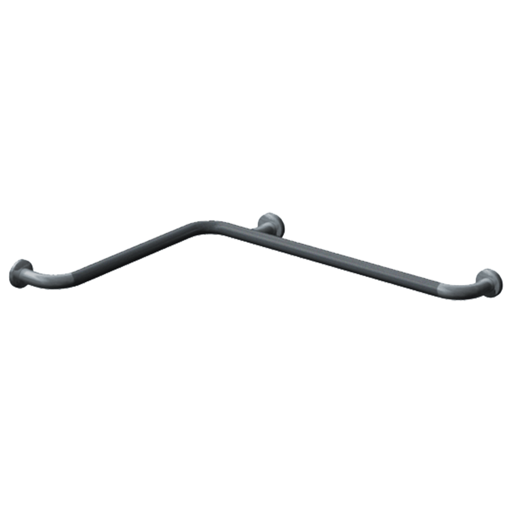 ASI 3760-P Two-Wall Horizontal Grab Bar, Peened