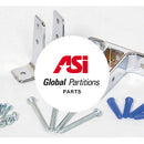 ASI Global 40-5261063 Phenolic Shoes Bathroom Stall Hardware - Pilaster Shoes - Size: 6