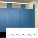ASI Global Toilet Partition (Plastic) 5 In Corner (180"W x 61-1/4"D) IC53660