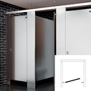 ASI Global Toilet Partition, 1 Between Wall Compartment, Stainless Steel, 36"W x 61 1/4"D - BW13660-SS-Global