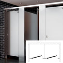 ASI Global Toilet Partition (Stainless Steel) 2 Between Wall (72"W x 61 1/4"D - BW23660-SS-Global