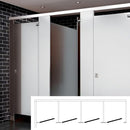 ASI Global Toilet Partition (Stainless Steel)  4 In Corner (144"W x 61 1/4"D) IC43660-SS-Global