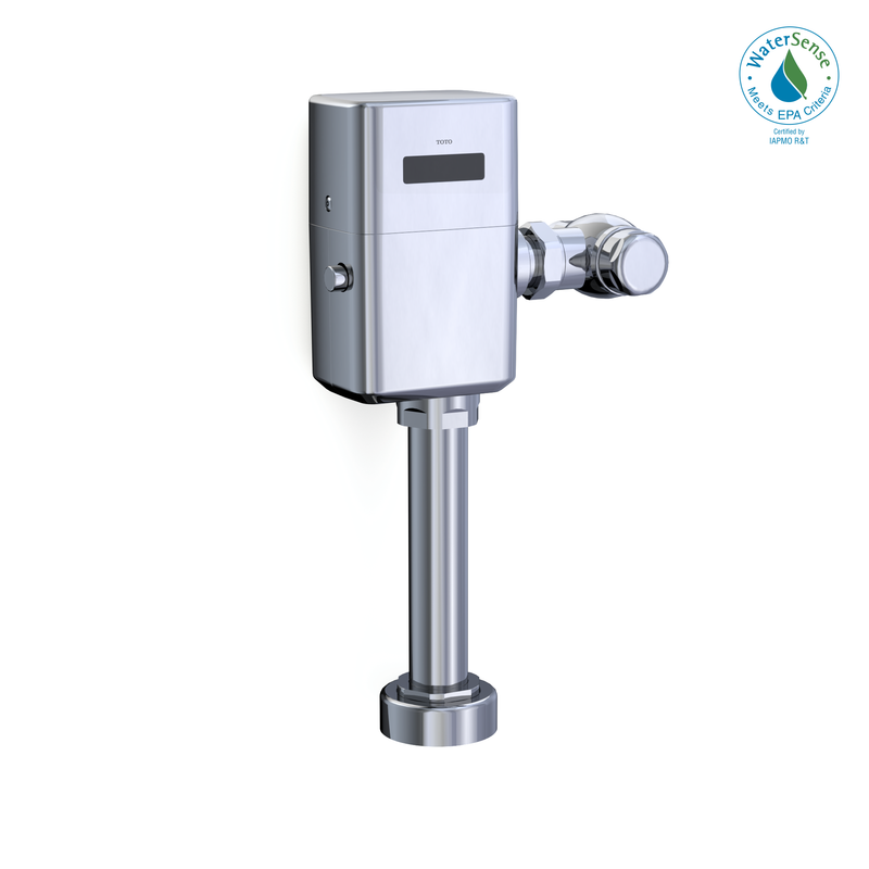 Toto ECOPOWER Touchless 1.28 GPF Toilet Flush Valve Top spud with 12 Inch Vacuum Breaker, Polished Chrome - TET1LB32