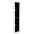Alpine ADI629-202-BLK 72" Double Tier Locker, Black