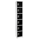 Alpine ADI629-206-BLK 72" 6-Tier Locker, Black
