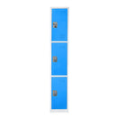 Alpine ADI629-203-BLU 72" Triple Tier Locker, Blue