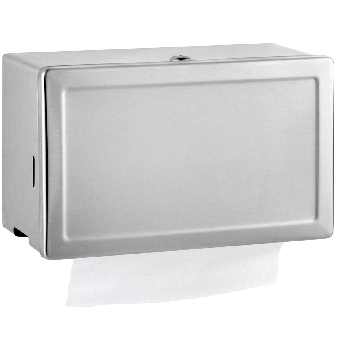 Bobrick B-263 Commercial Paper Towel Dispenser, Surface-Mounted, Stainless Steel