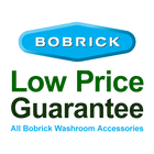 Bobrick B-40 Commercial Liquid Soap Dispenser, Surface-Mounted, Manual-Push, Plastic - 40 Oz