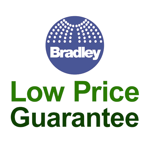 Bradley 355-00 Commercial Restroom Waste Receptacle, 20.6 Gallon, Surface-Mounted, 18