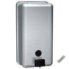 ASI 0347 Commercial Liquid Soap Dispenser, Surface-Mounted, Manual-Push, Stainless Steel - 40 Oz