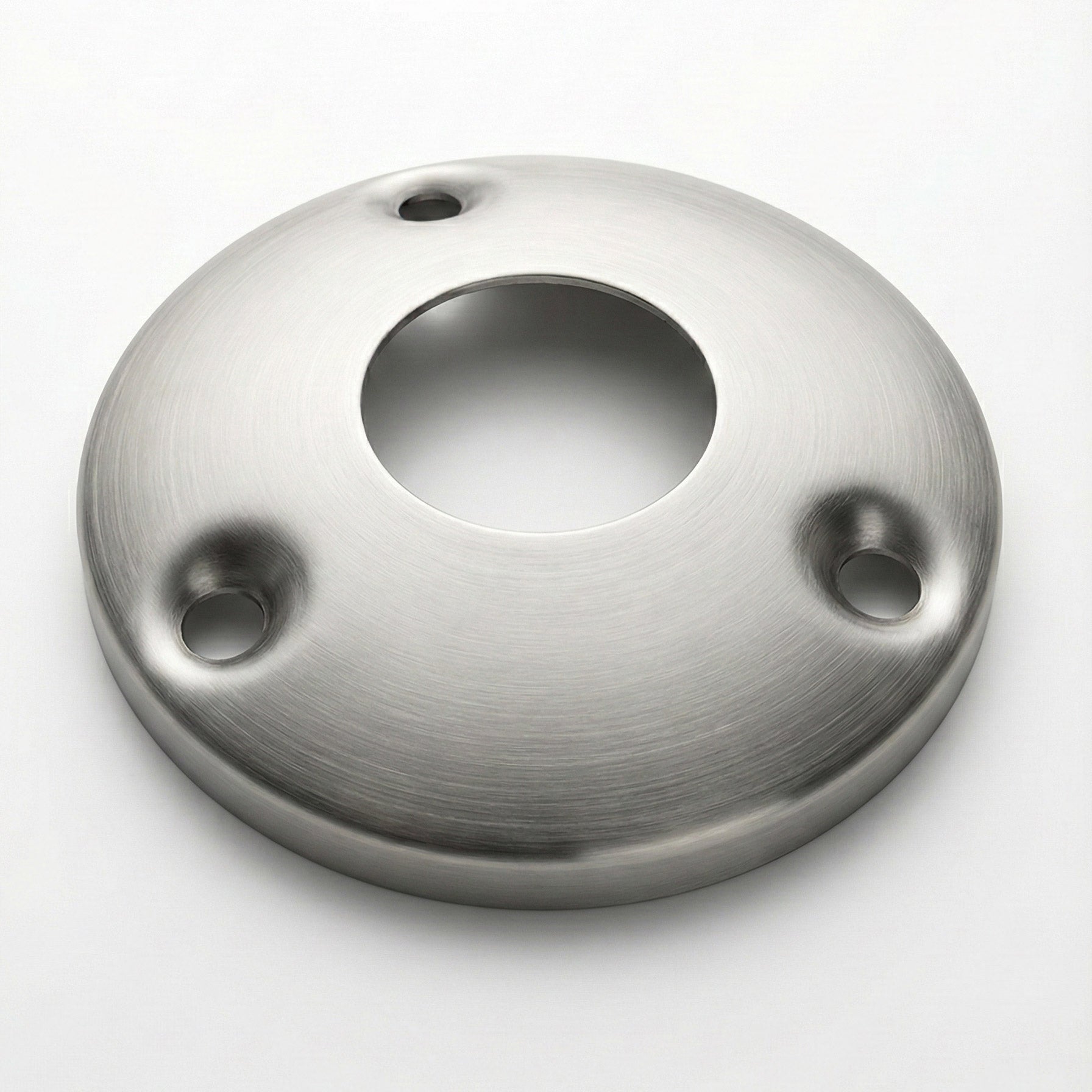 ASI 1214 Shower Curtain Rod End Flanges for ASI Model 1214 Series, Stainless Steel