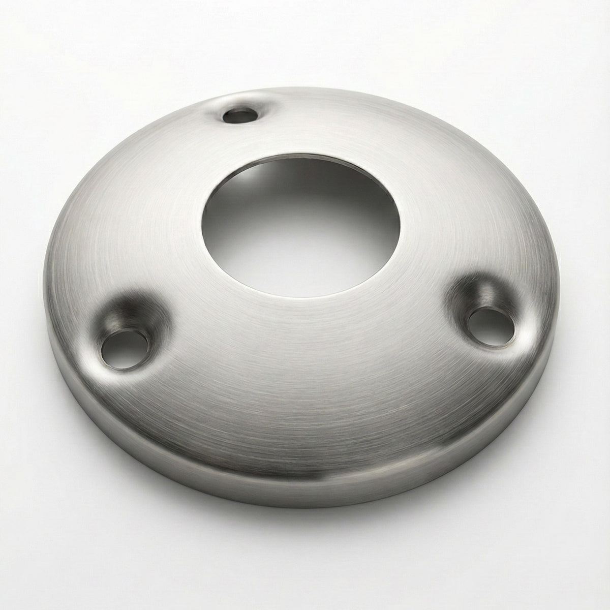 ASI 1214 Shower Curtain Rod End Flanges for ASI Model 1214 Series, Stainless Steel