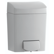 Bobrick B-5050 Commercial Liquid Soap Dispenser, Surface-Mounted, Manual-Push, Plastic - 40 Oz