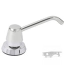 Bobrick B-822 (34 oz) Commercial Liquid Soap Dispenser, Countertop Mounted, Manual-Push, Stainless Steel - 4" Spout Length