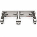 Bradley 522-00 Commercial Double Roll Toilet Paper Dispenser, Surface-Mounted, Metal