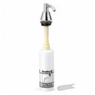Bradley 6322-00 Commercial Liquid Soap Dispenser, Countertop Mounted, Manual-Push, Stainless Steel - 2.5