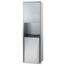 Bradley 2271-00 Commercial Paper Towel Dispenser/Waste Receptacle, Recessed-Mounted, Stainless Steel