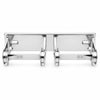 Bradley 5224-00 Commercial Double Roll Toilet Paper Dispenser, Surface-Mounted, Metal