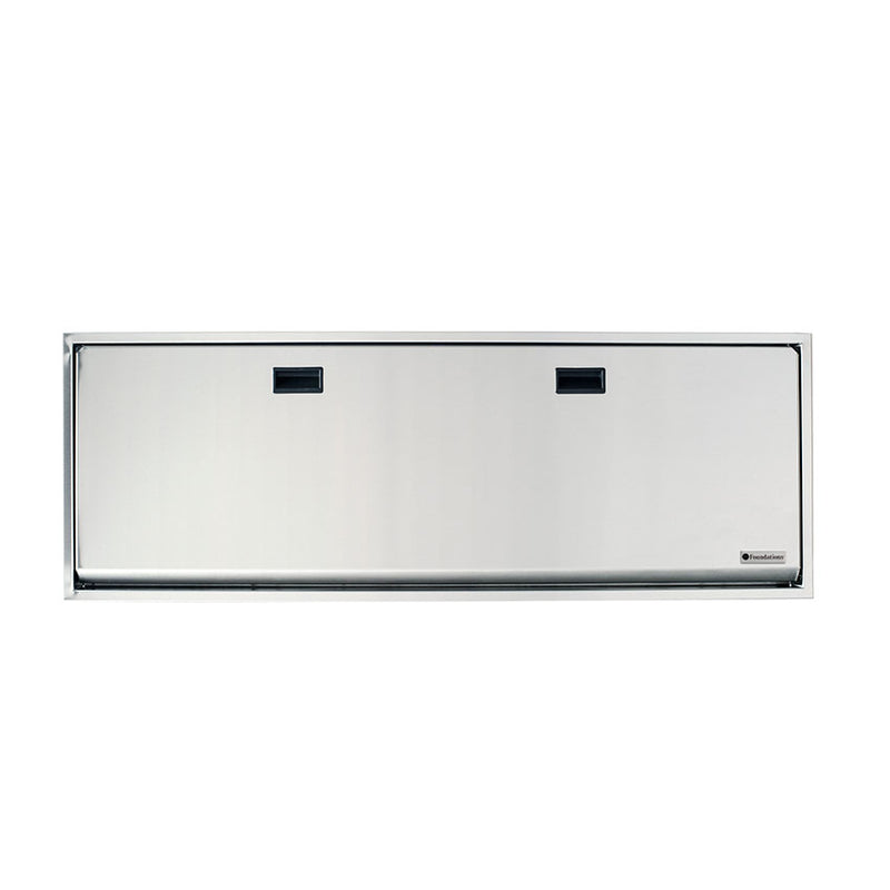Foundations Surface Mount Extended, Special Needs Full Stainless Steel Changing Station, Stainless Steel - 100SSE-SM