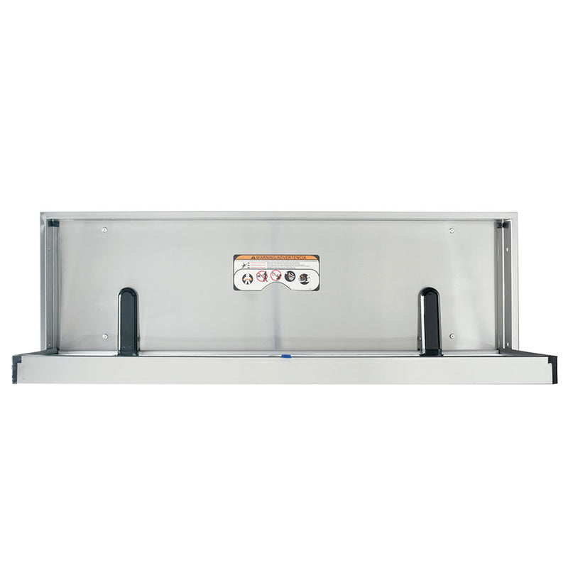 Foundations Surface Mount Extended, Special Needs Full Stainless Steel Changing Station, Stainless Steel - 100SSE-SM