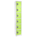 Alpine ADI629-206-GRN 72" 6-Tier Locker, Green