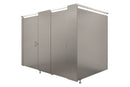 Hadrian - Pedestal Mounted - Stainless Steel Toilet Partitions