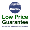 Bradley 6B1-119400-BN Liquid Soap / Gel Santzr. Dispenser-Sensor-40 oz-Surf Ac Plug. Brushed Nickel Electrocoat