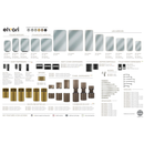 Bradley Elvari Series Liquid Soap/Gel Sanitizer Dispenser - 40oz, Recessed - 6B1-000000-BZ, Brushed Bronze