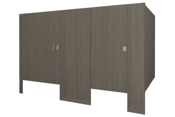 Hadrian - Floor Mounted - Phenolic Toilet Partitions