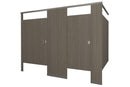 Hadrian - Headrail Braced - Phenolic Toilet Partitions