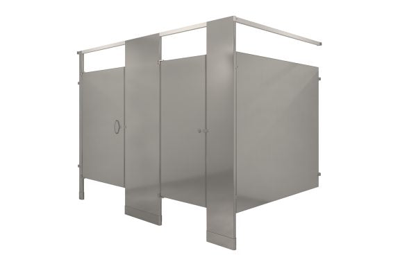 Hadrian - Headrail Braced - Stainless Steel Toilet Partitions