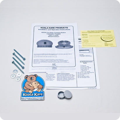 Koala Kare 397-01-KIT KIT INSTALLATION OVAL BCS GREY