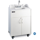Ozark River ADSTW-ABW-AB1N Premier Bright White, 37.25" Adult Height Portable Sink, ABS Countertop