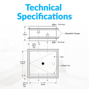 Bobrick B-505 Recessed Specimen Pass-Thru Cabinet