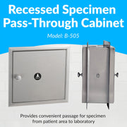 Bobrick B-505 Recessed Specimen Pass-Thru Cabinet