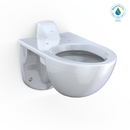 Toto Commercial Flushometer High-Efficiency Wall-Hung Toilet - ADA Rear Spud - CT728CUVG