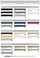 Scranton Solid Plastic Colors