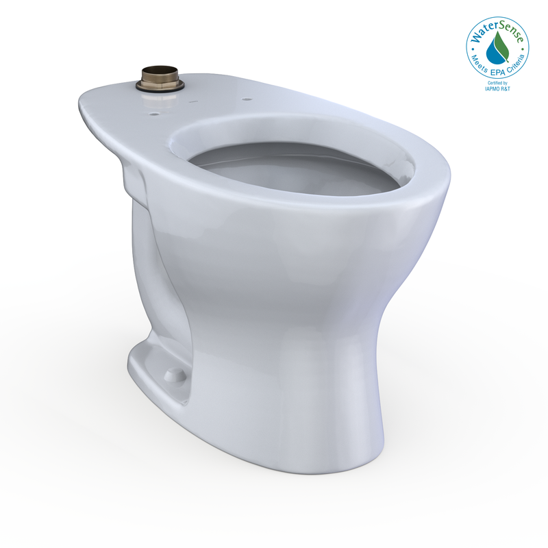 Toto TORNADO FLUSH Commercial Flushometer Floor-Mounted Toilet with CEFIONTECT, Elongated, Cotton White - CT725CUG